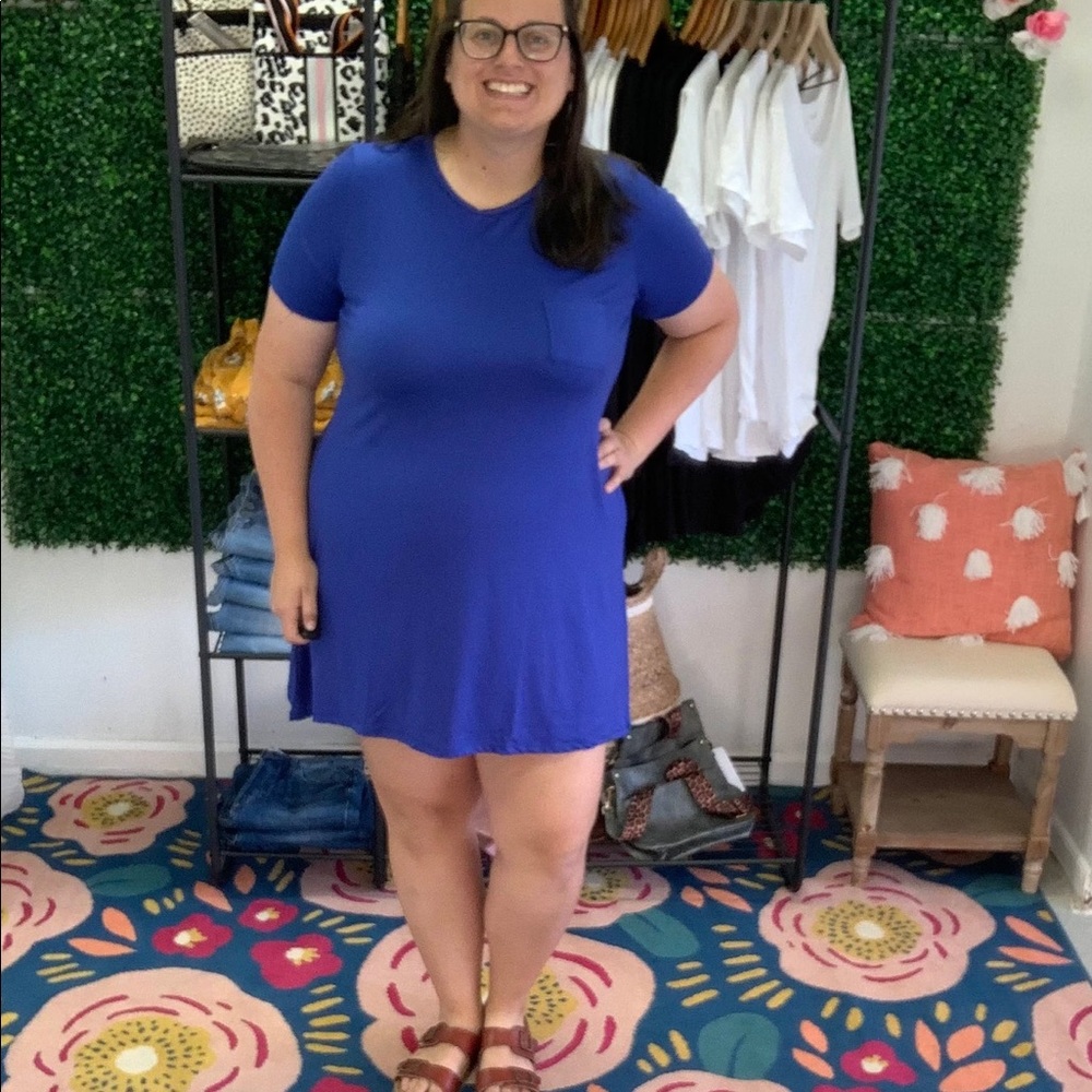 NWT Royal tshirt dress